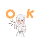 雪の妖精こゆきちゃん（個別スタンプ：1）