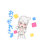 雪の妖精こゆきちゃん（個別スタンプ：4）