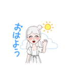 雪の妖精こゆきちゃん（個別スタンプ：5）