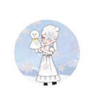 雪の妖精こゆきちゃん（個別スタンプ：23）