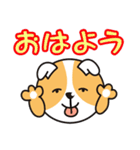 まったり犬のゆる～い会話（個別スタンプ：4）