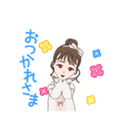 お眠なかじょ子ちゃん（個別スタンプ：3）