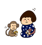 3才のきのこちゃんのデイリースタンプ5（個別スタンプ：14）