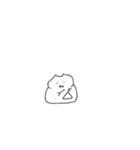 白猫と変身した白猫（個別スタンプ：23）