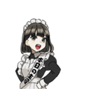 カジュアル！メイドちゃんスタンプ（個別スタンプ：14）