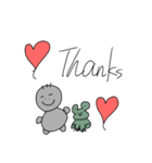 ひとしくんとかえるくん（個別スタンプ：16）