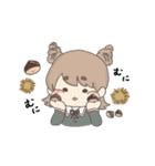 ちびちび女の子（個別スタンプ：18）