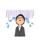 毎日理系メガネ男子（ジャケット）（個別スタンプ：9）