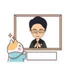 毎日理系メガネ男子（挨拶）（個別スタンプ：20）