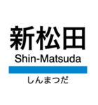 小田原線(相模大野-小田原)+αの駅名（個別スタンプ：14）