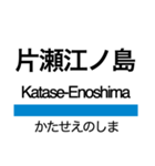 小田原線(相模大野-小田原)+αの駅名（個別スタンプ：36）