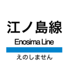 小田原線(相模大野-小田原)+αの駅名（個別スタンプ：40）