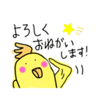 らくがき おかめインコ 3（個別スタンプ：5）