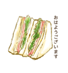 たこのパン屋さん3(たくさんサンドイッチ)（個別スタンプ：1）
