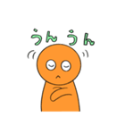 オレンジ宇宙人の日常【Revised】（個別スタンプ：21）