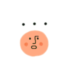 シンプルでカラフルなフェイス（個別スタンプ：21）