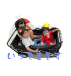 もも、とお、まゆ、けい可愛い子stamp（個別スタンプ：37）