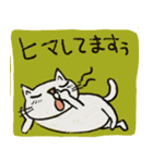 Juns 猫のシンプルに伝えたい！（個別スタンプ：25）