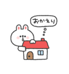 うさぎさん◎あいさつスタンプ #4（個別スタンプ：16）