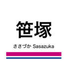 京王線+αの駅名スタンプ（個別スタンプ：4）