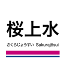 京王線+αの駅名スタンプ（個別スタンプ：8）