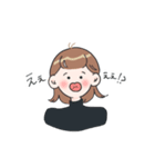 日常で使いやすい女の子（個別スタンプ：9）