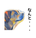犬の水彩スタンプ 基本スタンプ（個別スタンプ：36）