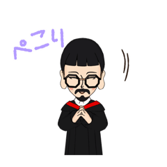 [LINEスタンプ] 牧師ぽい人