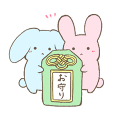 [LINEスタンプ] よくなるうさぎ