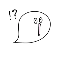 [LINEスタンプ] おくらのおばけくん