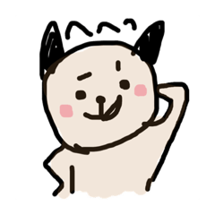 [LINEスタンプ] 黒耳のちょこ太