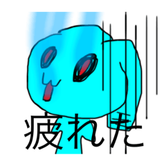 [LINEスタンプ] dodoスタンプ あおうさぎ 無料