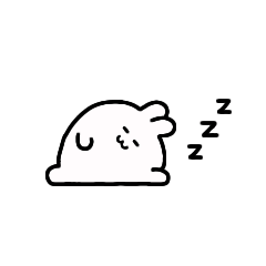 [LINEスタンプ] もちもちうさ。