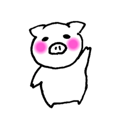 [LINEスタンプ] ぶたろーちゃん。