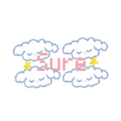 [LINEスタンプ] Loose fluffy dog stanp