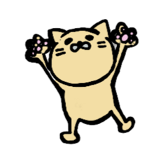 [LINEスタンプ] ねこのにゃーちゃん。