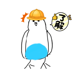 [LINEスタンプ] モノクロインコ3