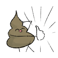 [LINEスタンプ] 落書きうんこくん Ver.2