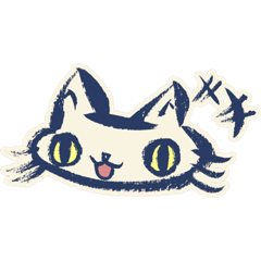 [LINEスタンプ] 筆にゃも