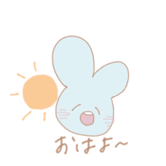 [LINEスタンプ] 超使いやすい！3秒で描いたゆるうさぎ