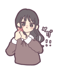 [LINEスタンプ] りっちゃん！#3