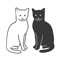 [LINEスタンプ] くろねこジルと仲間たち（再販）