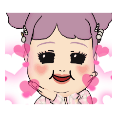 [LINEスタンプ] ぽっちゃりアイドルあずきちゃん2