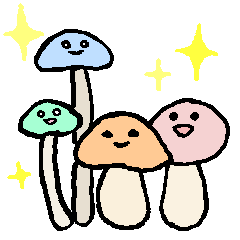 [LINEスタンプ] 丁寧めなきのこ