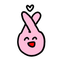 [LINEスタンプ] かわいい！おかしい！オタクうさぎ！