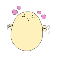 [LINEスタンプ] まんまるかたまりちゃん