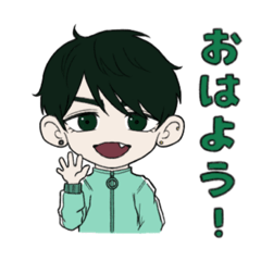 [LINEスタンプ] それいけ！ななし家ボーイズ！