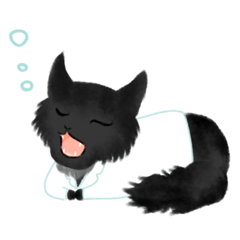 [LINEスタンプ] 薬剤師猫みのしけくんのご挨拶