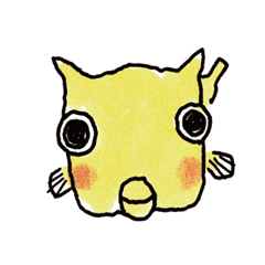 [LINEスタンプ] コンゴウフグの幼魚さんの画像（メイン）