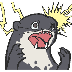 [LINEスタンプ] オオカワウソ